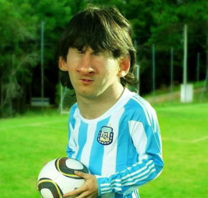 messi funny image