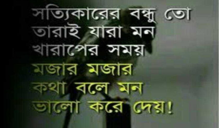 বন্ধুর মন ভালো করার মেসেজ