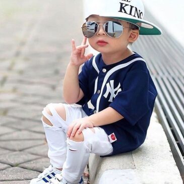 cute little stylish baby boy