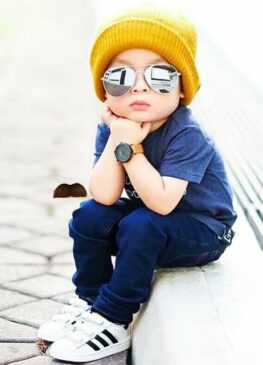 modern cute stylish boy pic