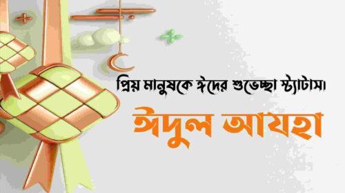 প্রিয় মানুষকে ঈদের শুভেচ্ছা স্ট্যাটাস। ঈদুল আযহা